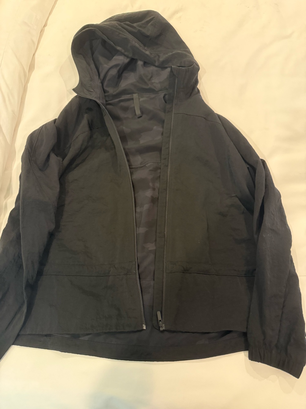 lululemon athletica Black Hooded Ski/Snow Jacket